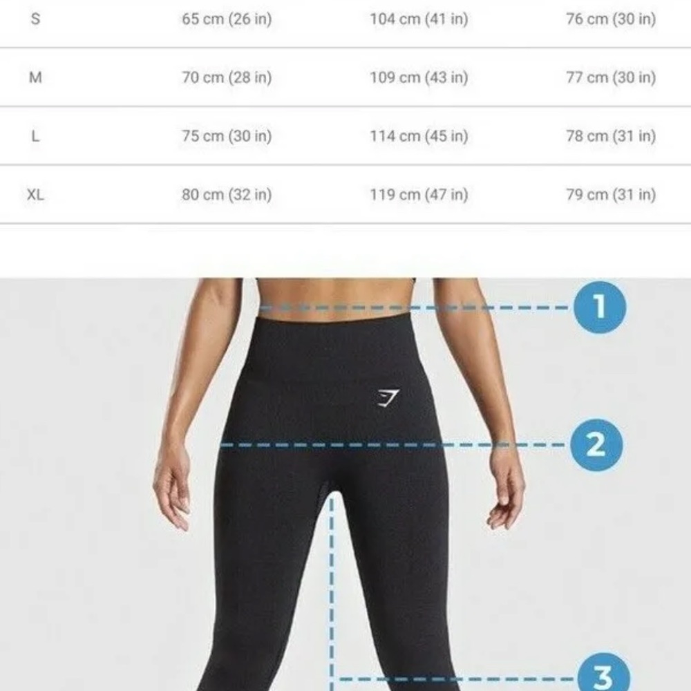 Gymshark NWT Legacy Fitness Leggings Medium - Picture 9 of 9